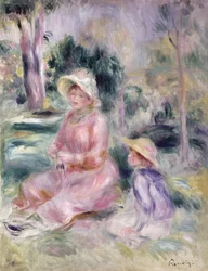 Madame Renoir und ihr Sohn Pierre, 1890